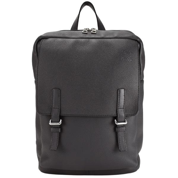 ロエベ LOEWE ミリタリー バックパック アナグラム リュックサック B553J18X01 レザ...