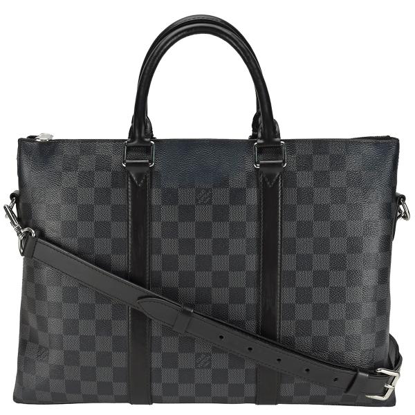 ルイヴィトン LOUIS VUITTON ダミエグラフィット アントン ブリーフケース 2way ビ...