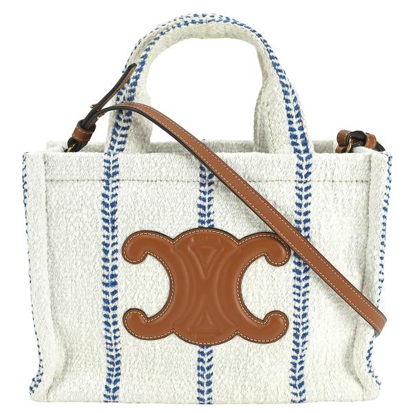 セリーヌ CELINE スモール カバ タイス 2way トートバッグ トリオンフ 199162 キ...