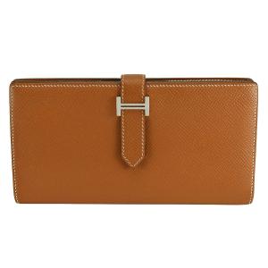 Bearn エルメス 長財布 ベアン クラシック リザード ブラック