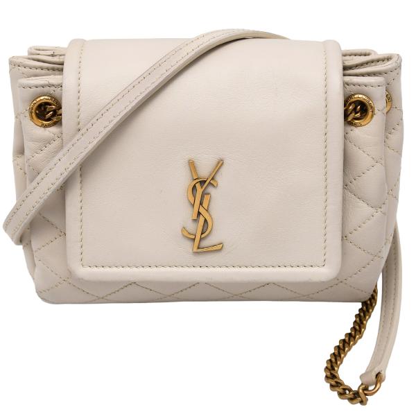 サンローラン SAINT LAURENT ノリータ ミニ チェーン ショルダーバッグ 672738 ...