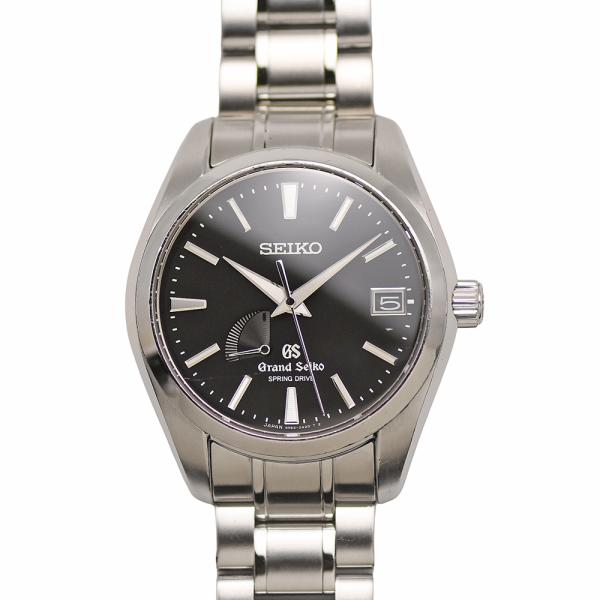 SEIKO グランドセイコー パワーリザーブ 9R スプリングドライブ SBGA003 ブラック 黒...