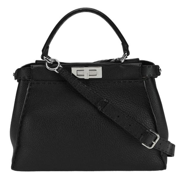 FENDI セレリア ピーカブー レギュラー ミディアム 2way ハンドバッグ 8BN290 レザ...