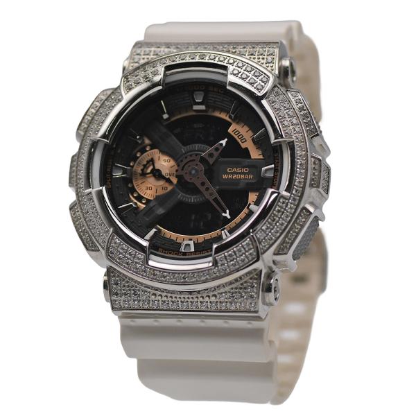 CASIO カシオ G-SHOCK 110シリーズ カスタム GA-110RG クォーツ ストーン装...