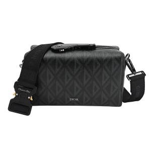 Dior HOMME ディオール オム DIOR ショルダーバッグ レザー ブラック