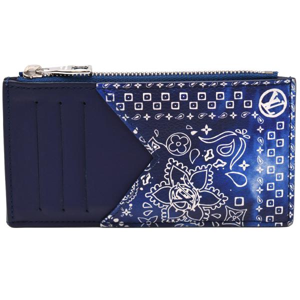ルイヴィトン LOUIS VUITTON モノグラムバンダナ コインカード ホルダー M81432 ...