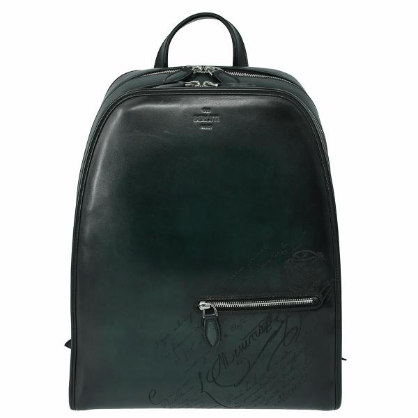 ベルルッティ BERLUTI ワーキングデイ スクリットレザー バックパック カリグラフィ ヴェネチ...