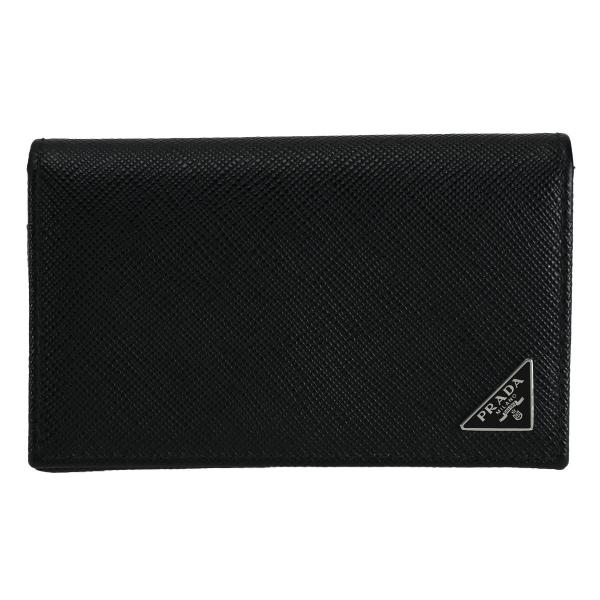 プラダ PRADA 名刺入れ カードケース メンズ/レディース サフィアーノレザー ブラック 2MC...