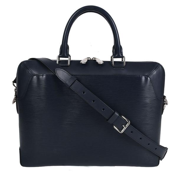ルイヴィトン LOUIS VUITTON オリバー ブリーフケース ビジネスバッグ メンズ ネイビー...