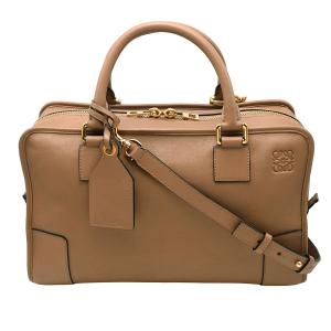 極美品 LOEWE ロエベ ハンドバッグ アマソナ28 アナグラム レザー LOEWE 極 美品 鍵付き ロエベ アマソナ 28 アナグラム ロゴ