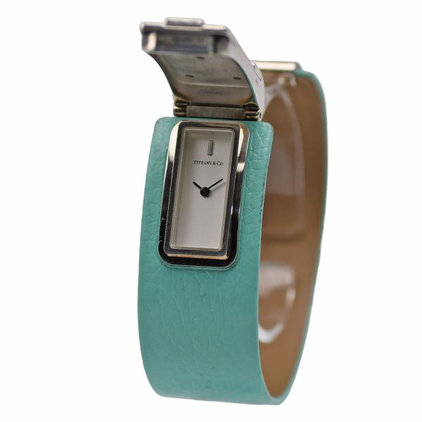 TIFFANY＆Co. ティファニー Tバングルウォッチ レディース クォーツ 2針 ティファニーブ...