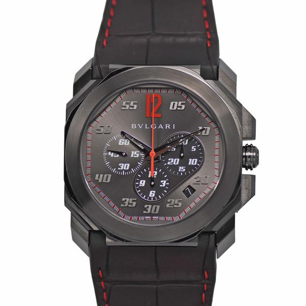 ブルガリ BVLGARI オクト ヴェロチッシモ クロノグラフ ケン・オクヤマ 世界限定200本 メ...