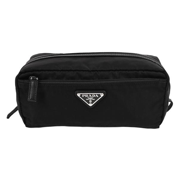 プラダ PRADA トライアングルロゴ トラベルポーチ コスメポーチ セカンドバッグ クラッチバッグ...