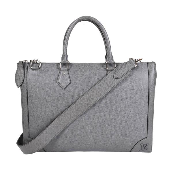 ルイヴィトン LOUIS VUITTON タイガ スリム ブリーフケース メンズ タイガレザー シル...