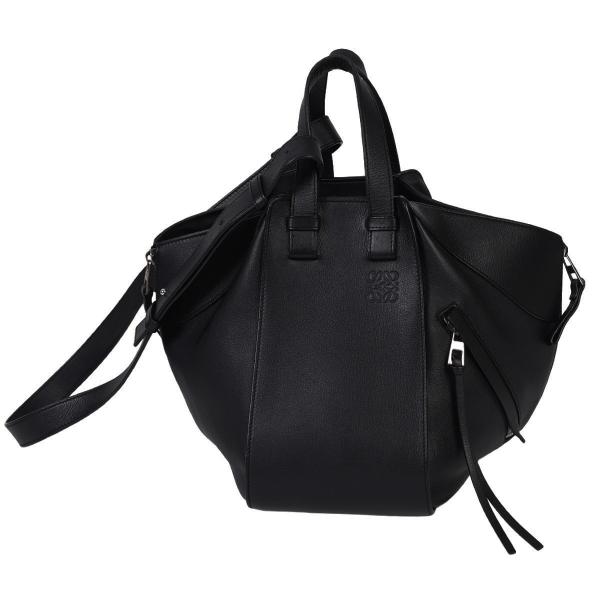 ロエベ LOEWE アナグラム ハンモック スモール ハンドバッグ 2way ショルダー レザー レ...