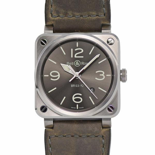 BELL＆ROSS ベル＆ロス BR03-92 グレーラム オートマティック メンズ 自動巻 デイト...