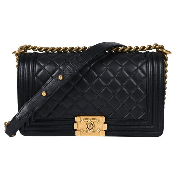 シャネル CHANEL ボーイシャネル チェーンショルダーバッグ レディース レザー アンティークゴ...