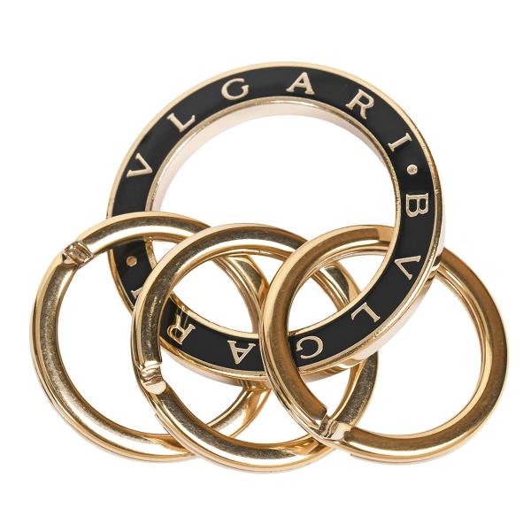 ブルガリ BVLGARI ブルガリ・ブルガリ キーリング キーホルダー キーチャーム 3連 メンズ ...