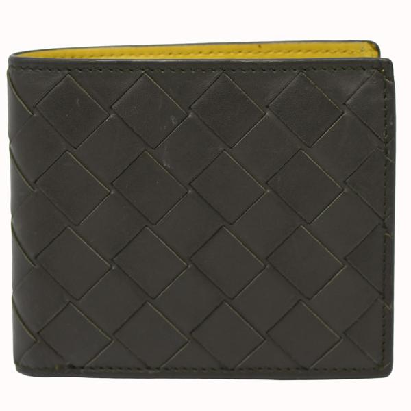 ボッテガヴェネタ BOTTEGA VENETA イントレチャート 二つ折り 財布 コンパクトウォレッ...
