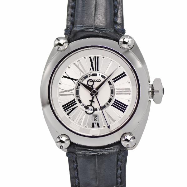 セイコー SEIKO ガランテ GMT オートマティック メンズ 自動巻 8L36-00C0 シルバ...