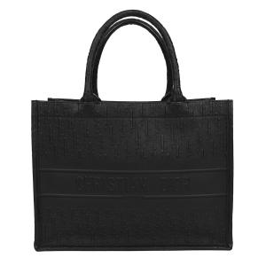 CHRISTIAN DIOR ネイビー トートバッグ 69829 auth CHRISTIAN DIOR blue Oblique canvas LARGE BOOK Tote Bag