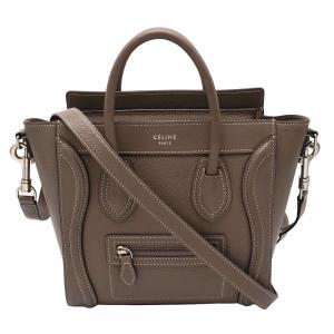 CELINE（セリーヌ） ラゲージ ナノ 2WAY レザーハンドバッグ