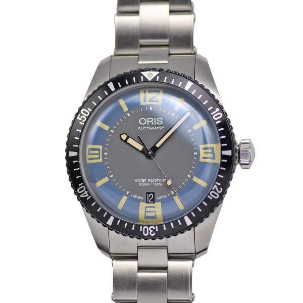 オリス ORIS ダイバーズ 65 オートマティック メンズ 自動巻 100m防水 グレー文字盤 7...