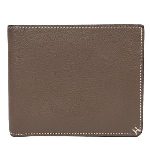HERMES（エルメス） Hセリエ コンパクト 二つ折り 財布 ボックスカーフ
