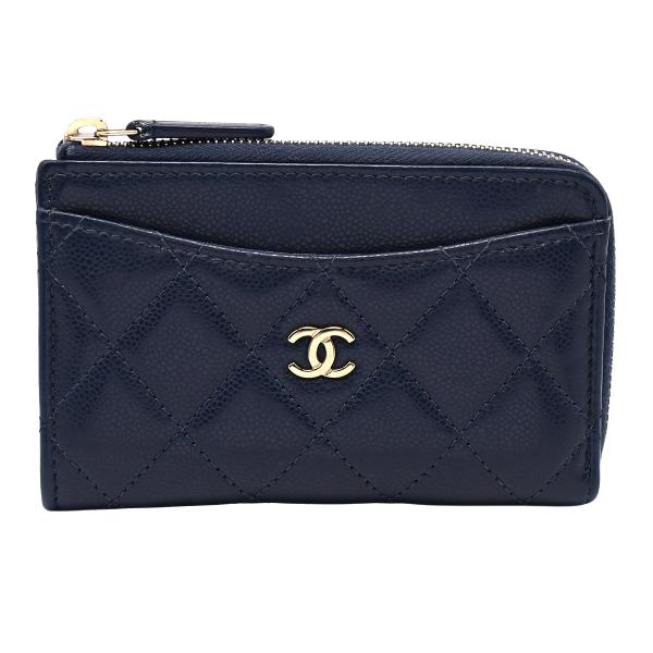シャネル CHANEL クラシック ジップ カードケース コインケース 財布 レディース キャビアス...
