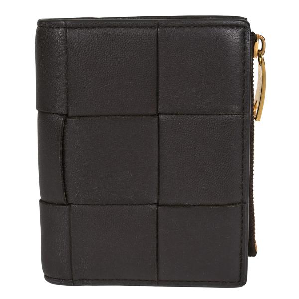 ボッテガヴェネタ BOTTEGA VENETA スモール カセット 二つ折り コンパクト ウォレット...