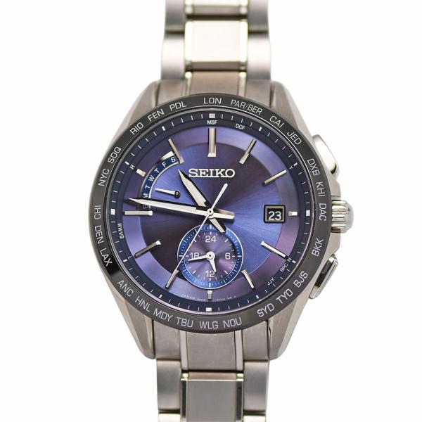SEIKO セイコー BRIGHTZ ブライツ フライトエキスパート デュアルタイム メンズ ソーラ...