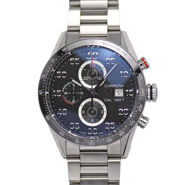タグホイヤー TAG Heuer  カレラ キャリバー1887 クロノグラフ メンズ ブラック文字盤...