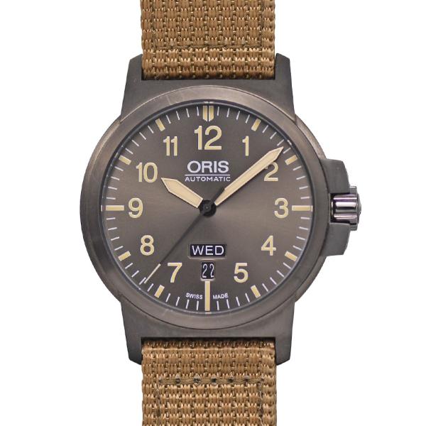 ORIS オリス BC3 アドバンスド デイデイト オートマティック メンズ 自動巻 グレーPVD加...