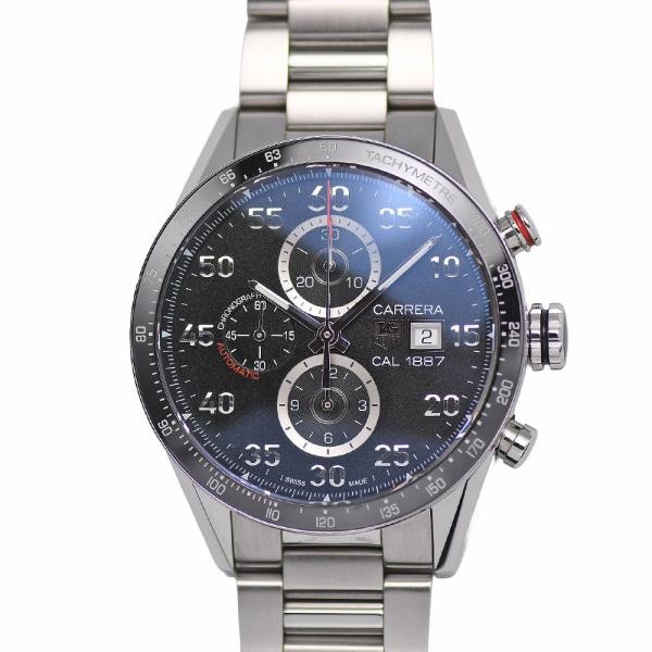 タグホイヤー TAG Heuer  カレラ キャリバー1887 クロノグラフ メンズ ブラック文字盤...