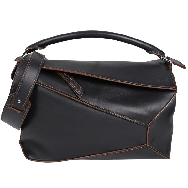 ロエベ LOEWE アナグラム パズルバッグ ラージ ハンドバッグ ショルダーバッグ メンズ レザー...