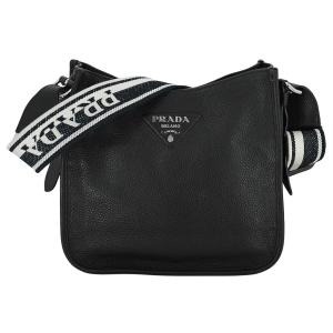 【美品】プラダPRADA巾着 ポーチ　ドローストリングバッグハンドバッグブラック PRADA（プラダ） 超美品 ナイロン 2WAY 巾着バッグ ドローストリング