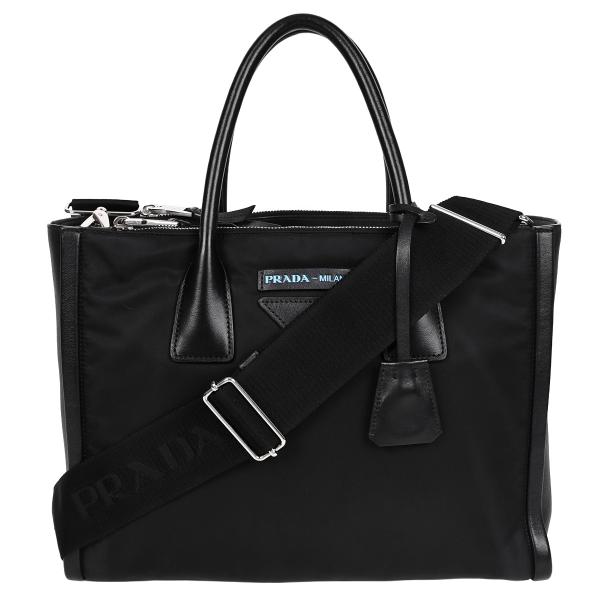 プラダ PRADA コンセプト ロゴ ハンドバッグ トートバッグ 2way ショルダーバッグ レディ...