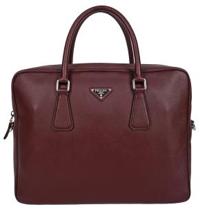 PRADA（プラダ） 三角ロゴプレート ビジネスバッグ ブリーフケース