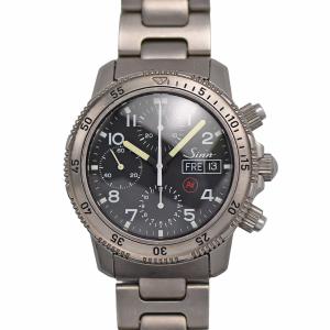 SEIKO（セイコー） パルサーPULSARブラック＆オレンジ*クロノグラフ