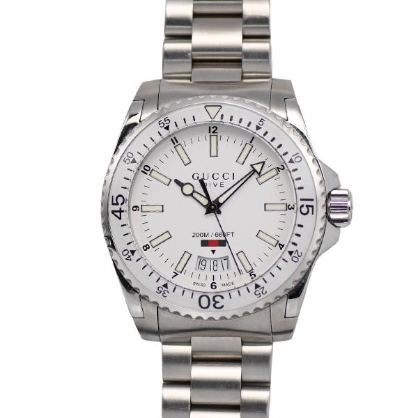 GUCCI グッチ DIVE ダイブ 136.3 メンズ クォーツ ダイバーズウォッチ 200m防水...