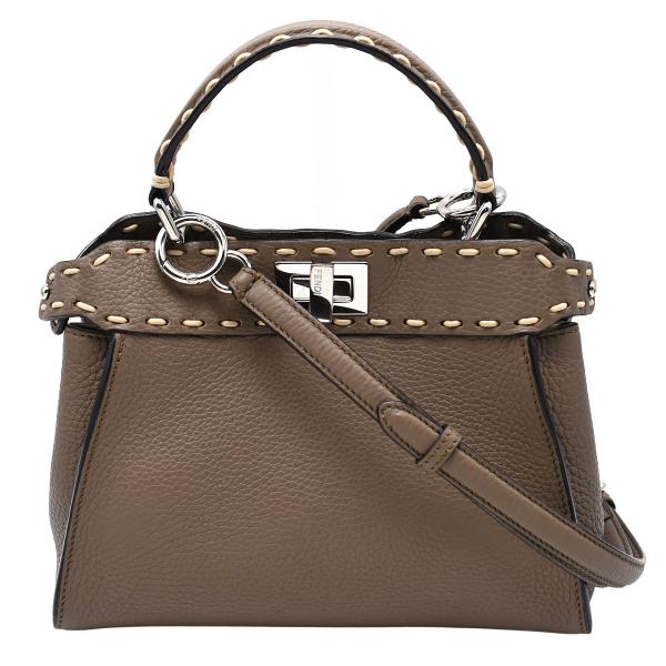 フェンディ FENDI セレリア ピーカブー ミニ スモール 2way ハンドバッグ ショルダーバッ...