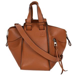 LOEWE（ロエベ） アマソナ36 アナグラム ハンドバッグ レザー ブラウン