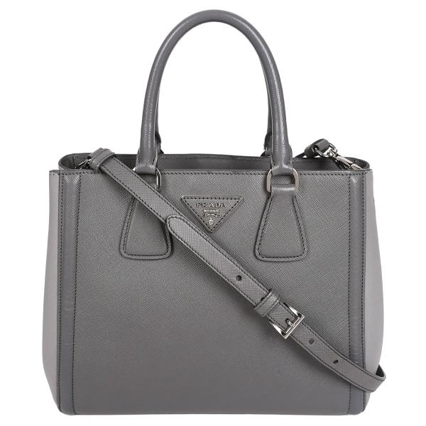 プラダ PRADA ガレリア トライアングルロゴ 2way ハンドバッグ ショルダーバッグ レディー...