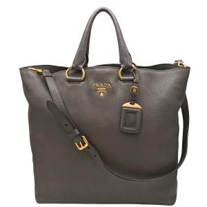 PRADA（プラダ） ハンドバッグ/ビジネスバッグ レザー A4対応 ブラック