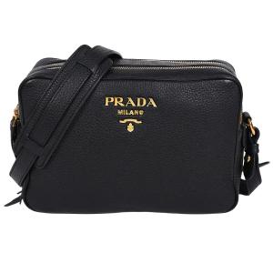 [値下げ] PRADAプラダ リボンバッグ 黒 ナイロン&皮 保証書付き PRADA（プラダ） リボンショルダーバッグ ナイロン レザー ブラック黒