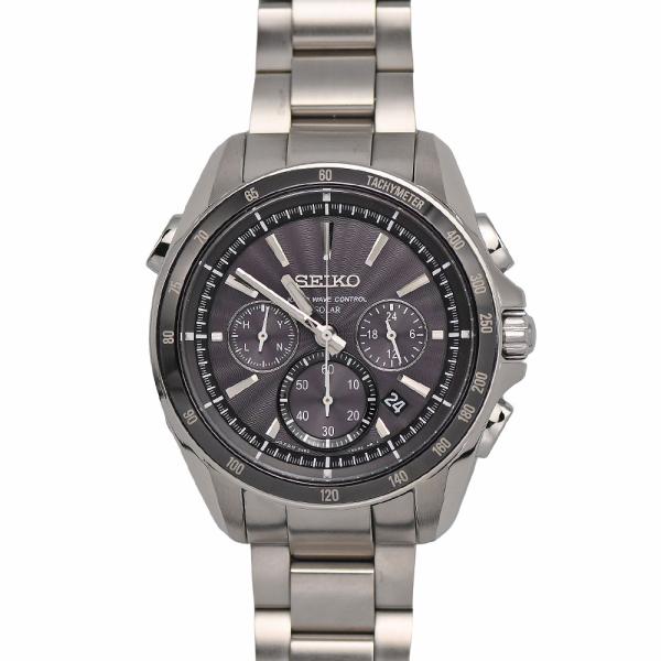 SEIKO セイコー BRIGHTZ ブライツ クロノグラフ メンズ ソーラー電波修正 8B82-0...