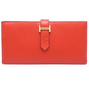 HERMES（エルメス） ベアンスフレ 二つ折り 長財布 Hロゴ ウォレット