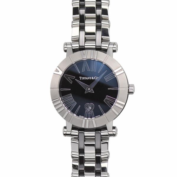 ティファニー TIFFANY＆Co. アトラス 30MM レディース クォーツ SS/CE ブラック...