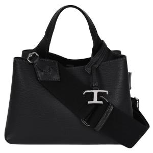 【美品】トッズ 2way ダブルT ハンドバッグ SV金具 レザー 黒 斜め掛け 未使用品】 TOD'S 【トッズ】 ダブルT バケットバッグ ミニ 2WAY