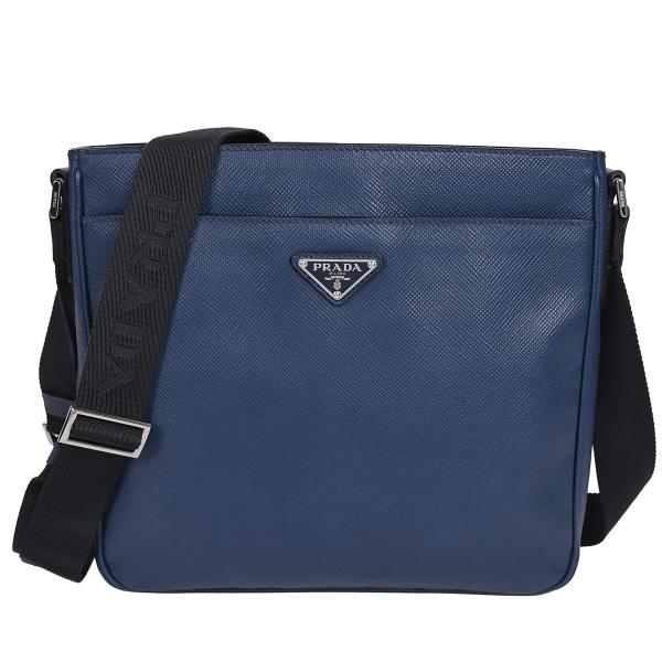 プラダ PRADA トライアングルロゴ サフィアーノ ショルダーバッグ クロスボディバッグ 斜め掛け...